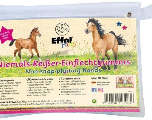Effol Niemals-Reißer Einflechtgummis Bunt