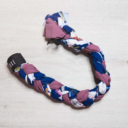 Tailbag Flyer Mauve-Blumen Navy-Blumen Navy