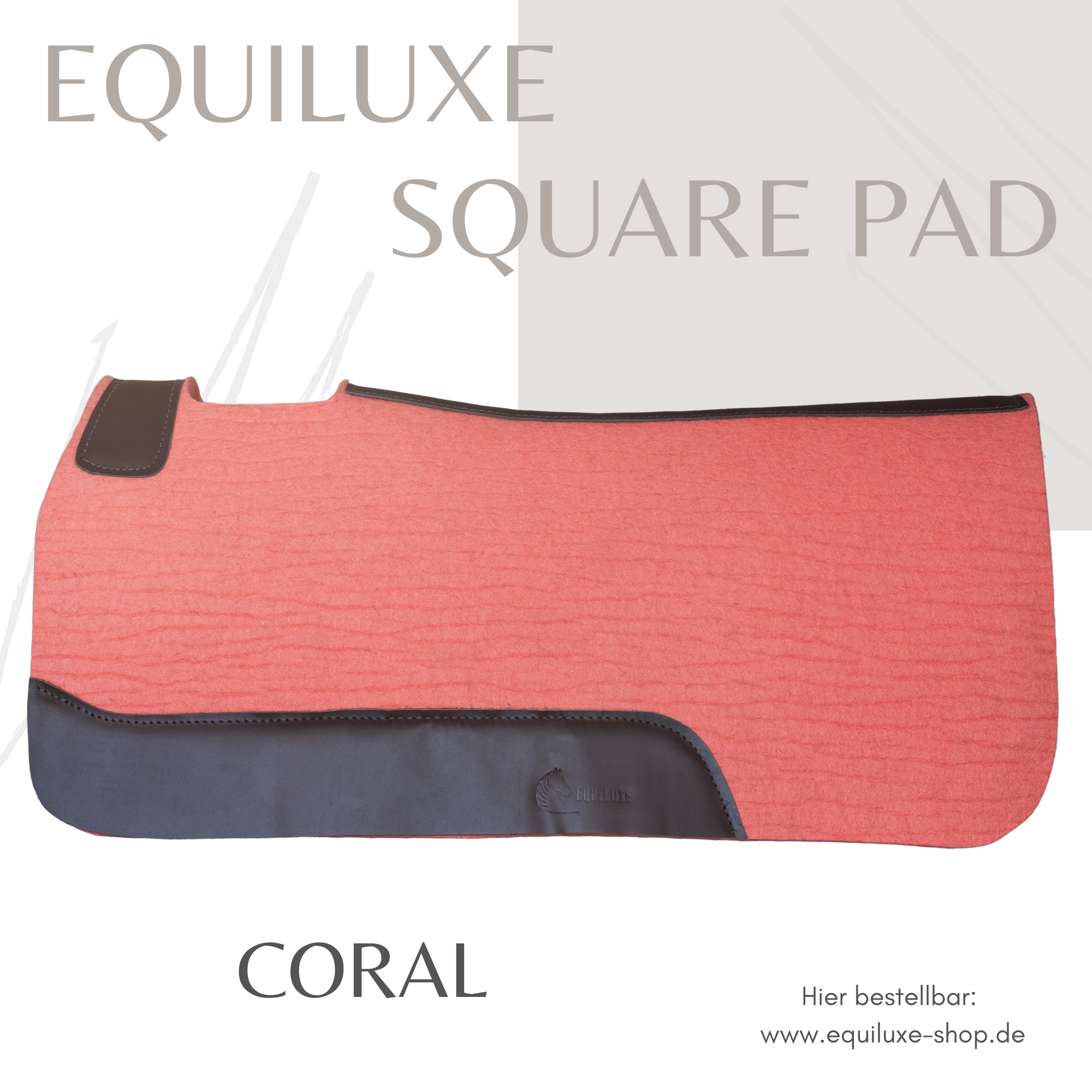 Square Filzpad Coral