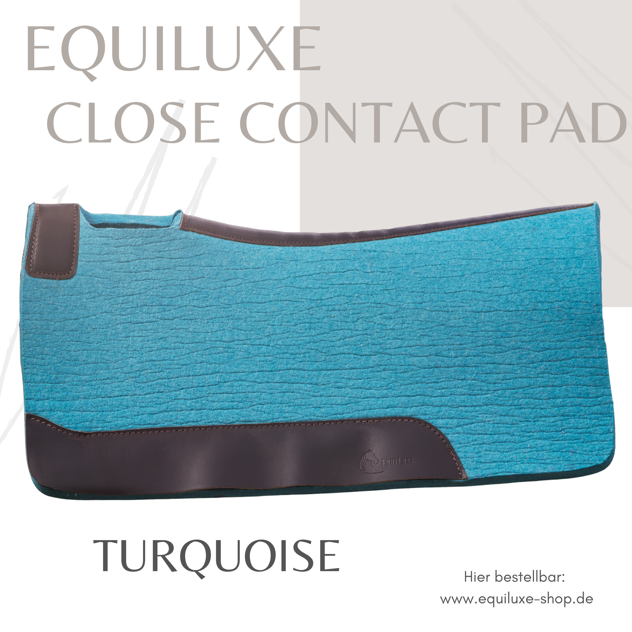 Square Filzpad Turquoise